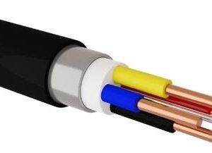Solarix Surfix Black 4mm 4 Core With Earth Cable