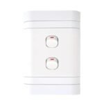 Lesco Flush Cover with 2 Lever 1 Way Switch